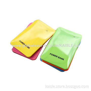 Super Slim Power Bank for iPhone with 10,000mAh Capacity, 5V at 1A Input